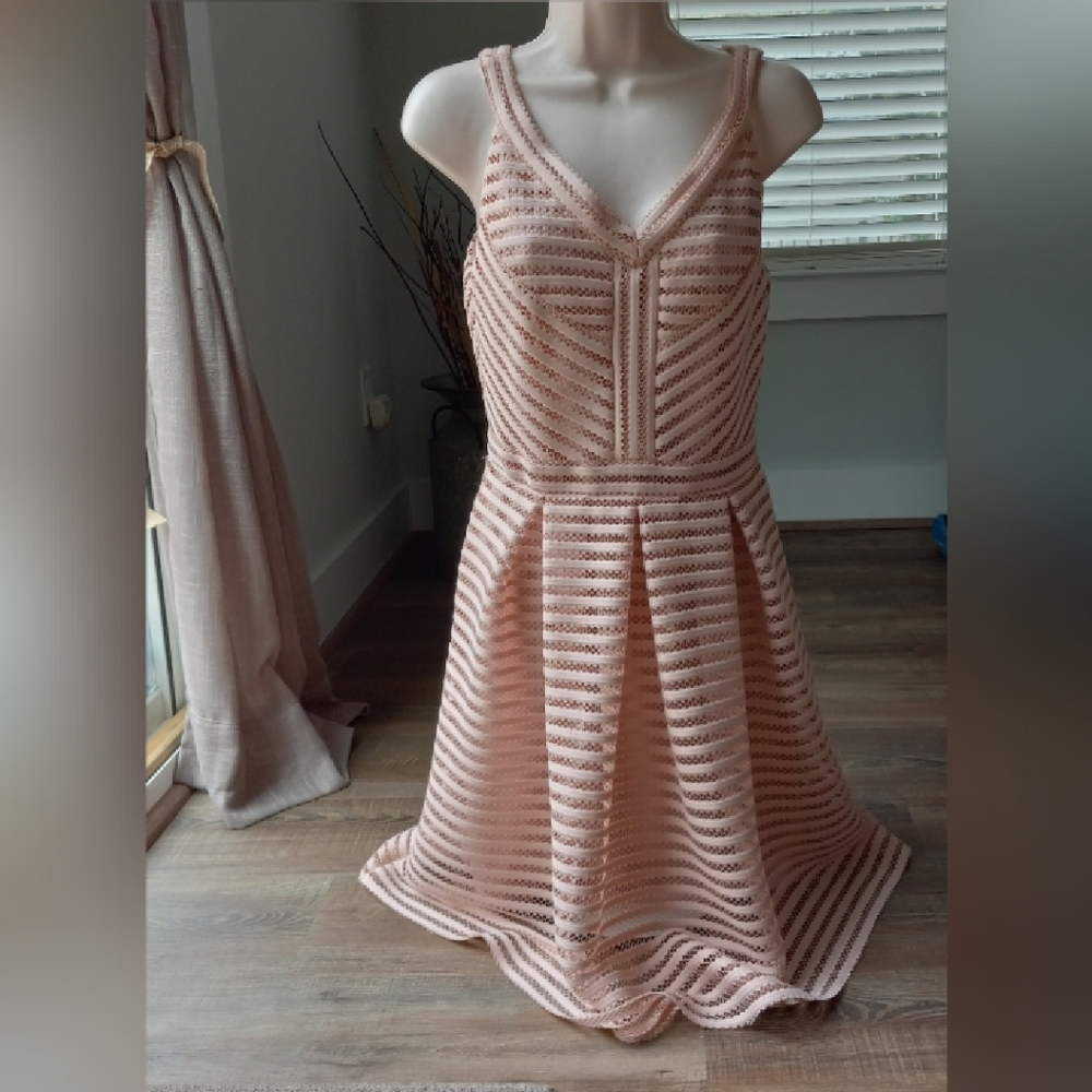 Pink Cocktail Dress - Picture 2 of 3